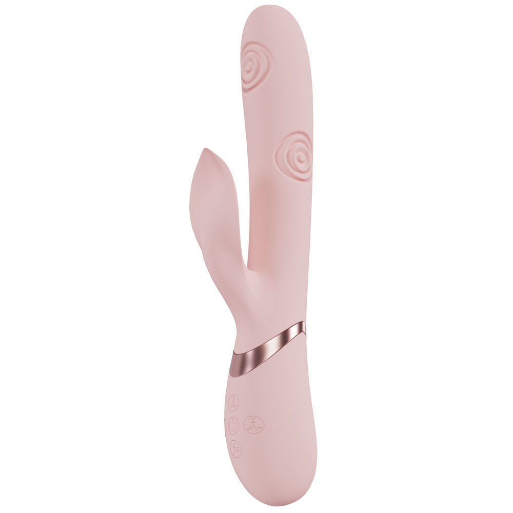 VIVE Fronda - - 25 cm USB Rechargeable Tapping Rabbit Vibrator