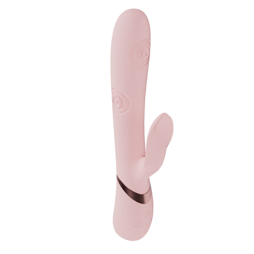 VIVE Fronda - - 25 cm USB Rechargeable Tapping Rabbit Vibrator