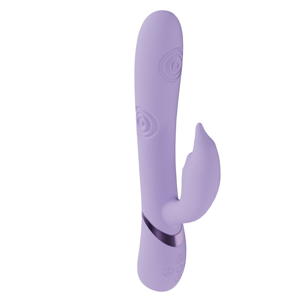 VIVE Pallina - - 25 cm USB Rechargeable Tapping Rabbit Vibrator
