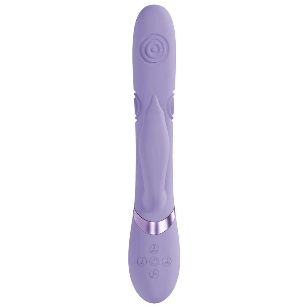 VIVE Pallina - - 25 cm USB Rechargeable Tapping Rabbit Vibrator