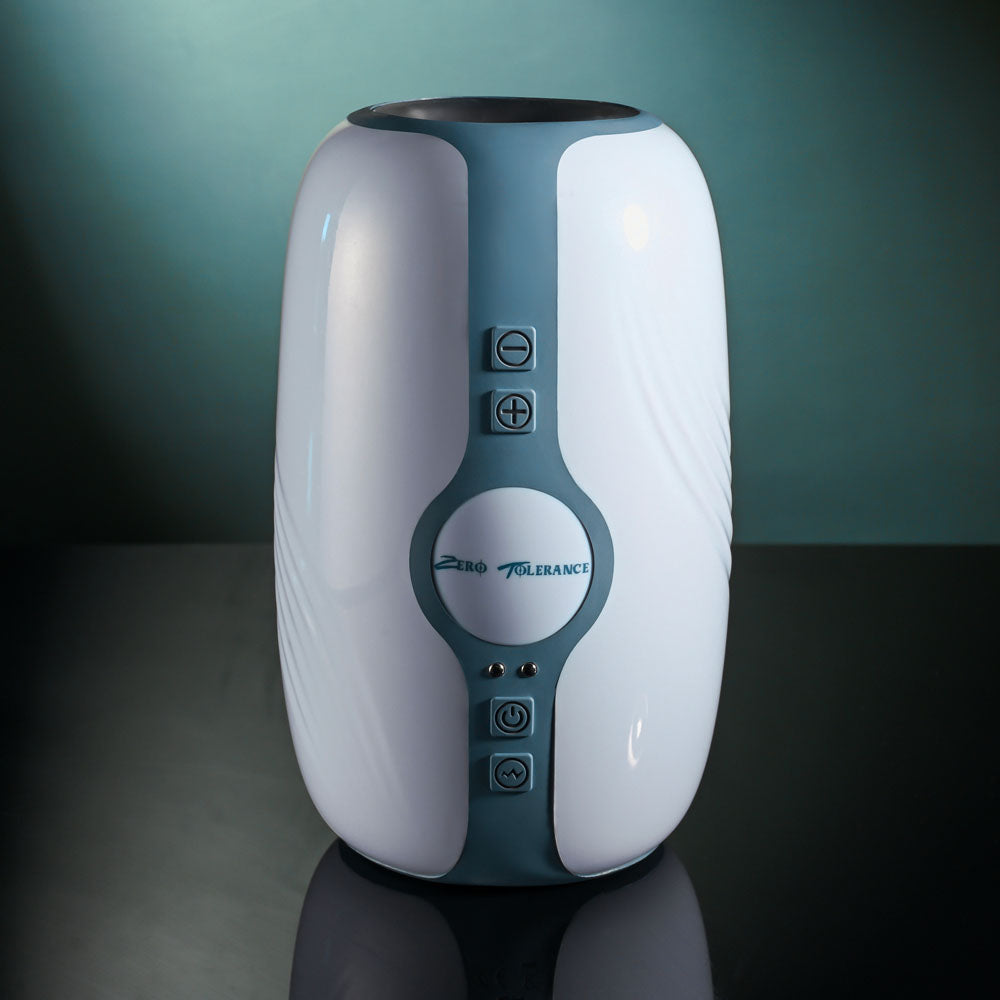 Zero Tolerance TOUCHDOWN - 15 cm USB Rechargeable Vibrating & Tightening Stroker