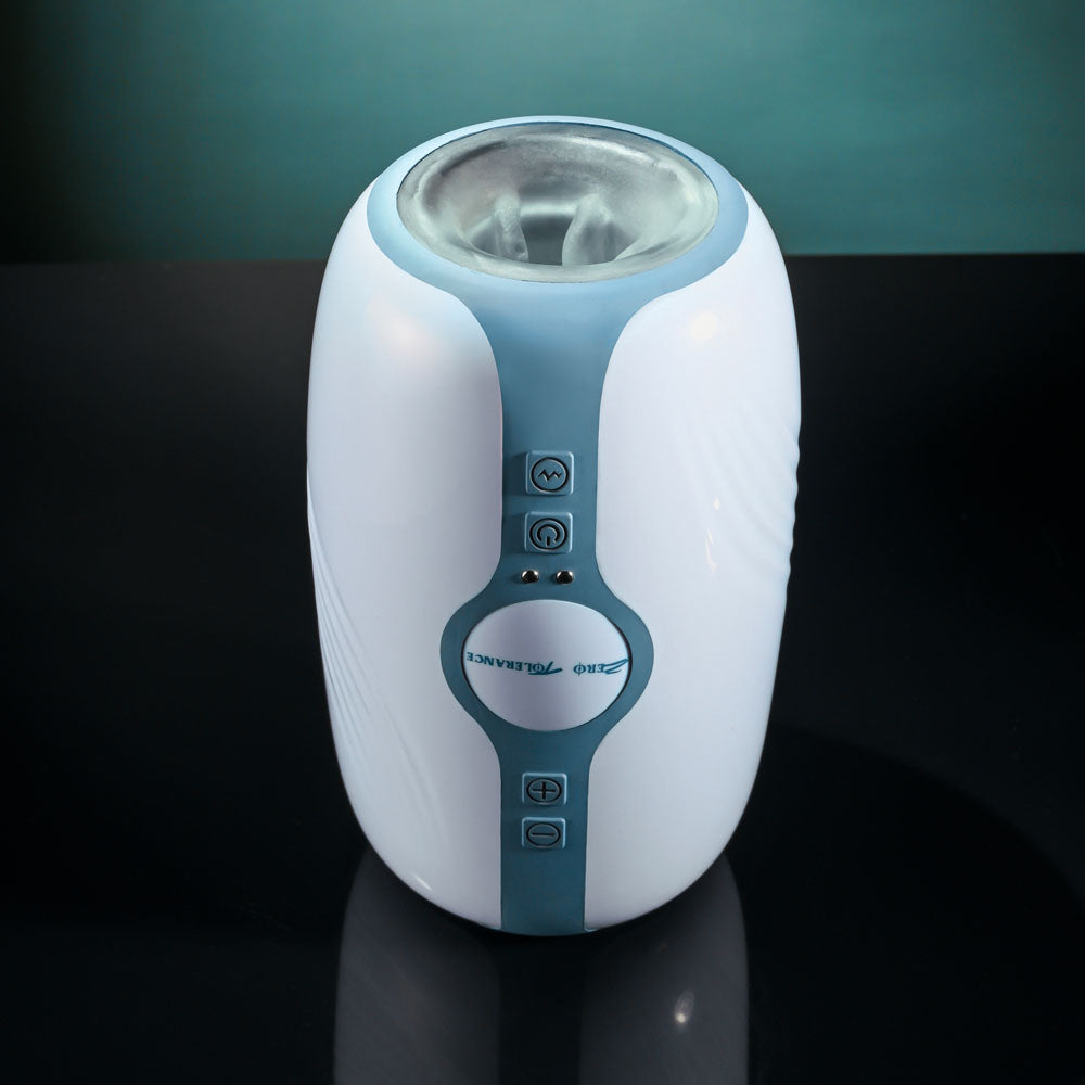 Zero Tolerance TOUCHDOWN - 15 cm USB Rechargeable Vibrating & Tightening Stroker