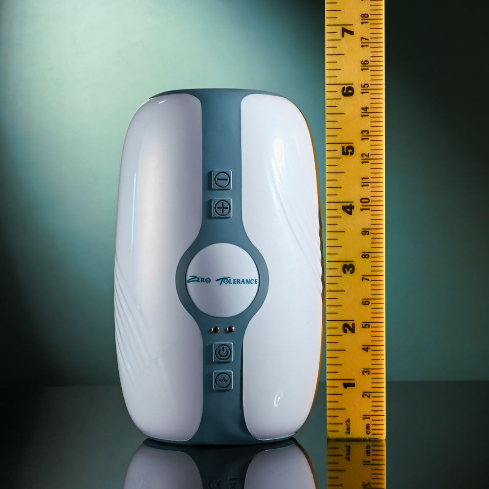 Zero Tolerance TOUCHDOWN - 15 cm USB Rechargeable Vibrating & Tightening Stroker