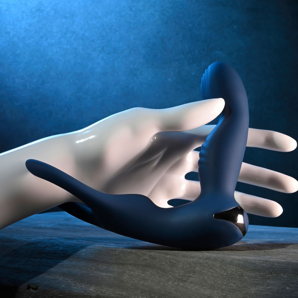 Zero Tolerance BY ALL MEANS - 13.4 cm USB Rechargeable Prostate Massager with Cock Ring