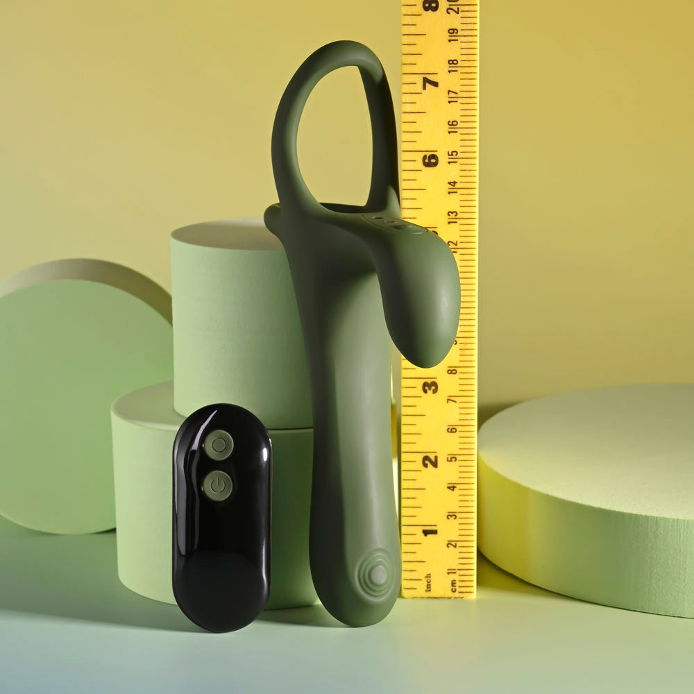 Zero Tolerance STRAP, TAP & GO - USB Rechargeable Vibrating & Tapping Penis Sleeve with Wireless Remote