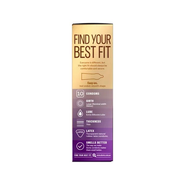 Durex Invisible Extra Lube Condoms