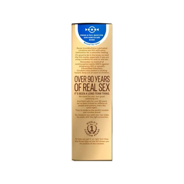 Durex Invisible Extra Lube Condoms