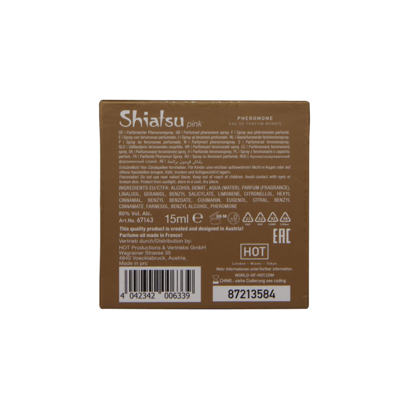 Shiatsu Pheromone Eau De Parfum Women -