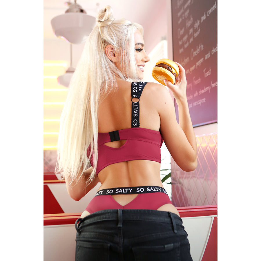 Vibes So Salty Longline Bra & Cheeky Panty
