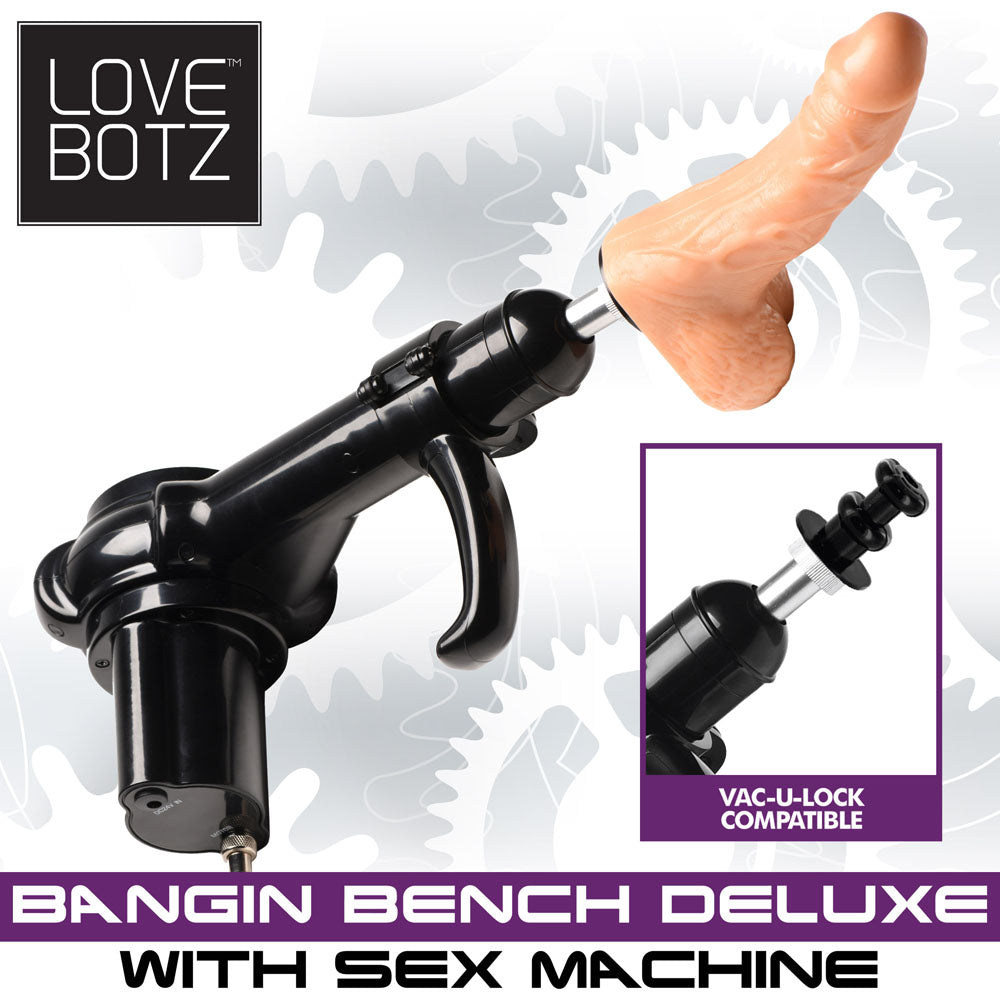 LoveBotz Bangin Bench Deluxe with Sex Machine