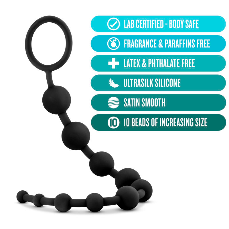 Anal Adventures Platinum 10 Anal Beads -