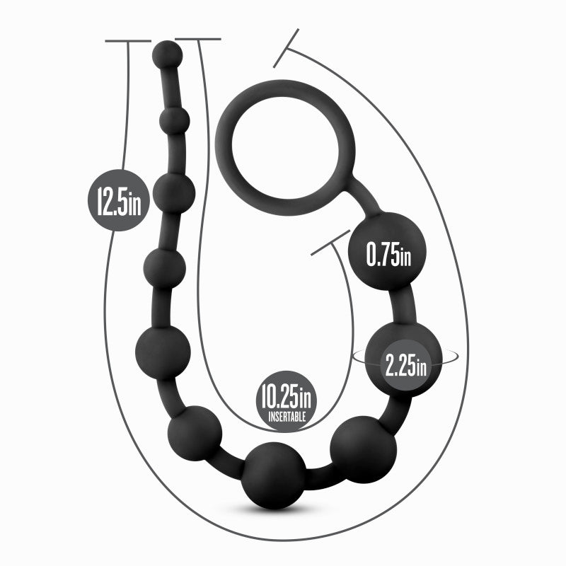 Anal Adventures Platinum 10 Anal Beads -