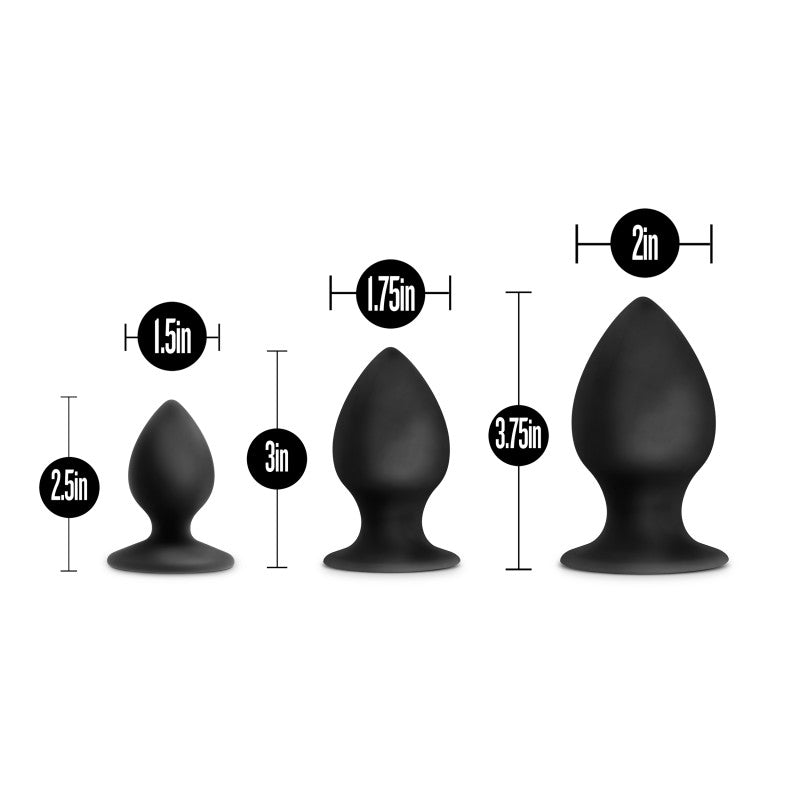 Anal Adventures Platinum Anal Stout Plug Kit