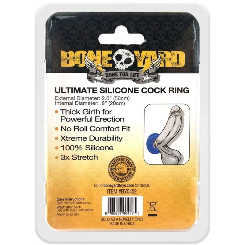 Boneyard Ultimate Silicone Cock Ring