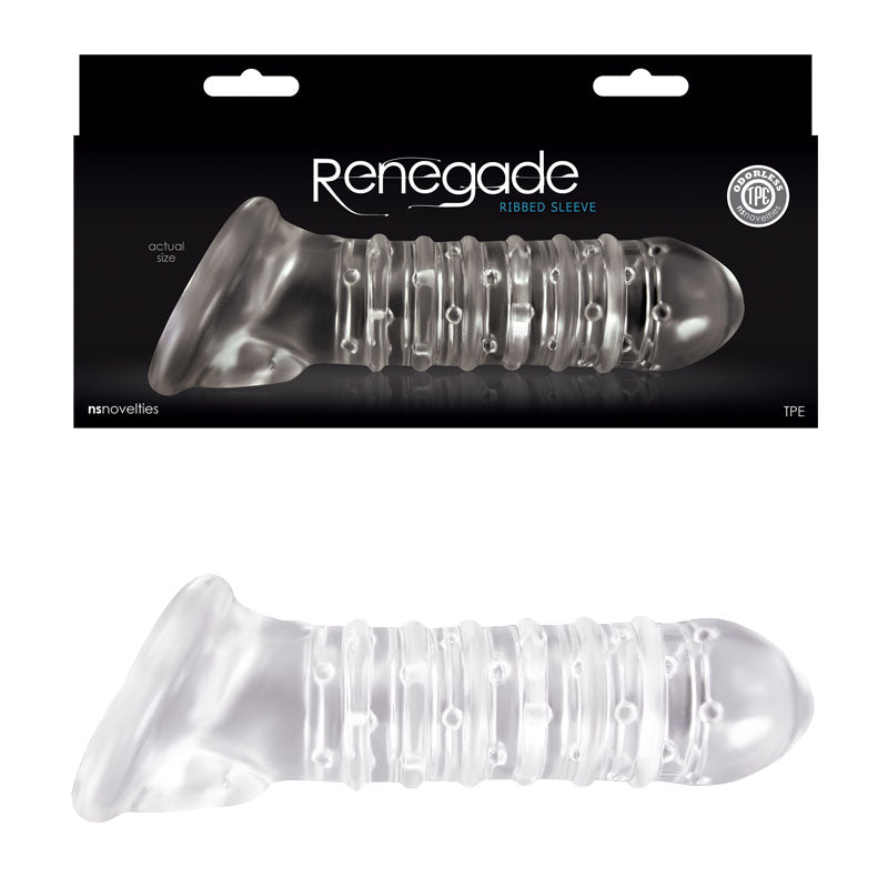 Renegade - Ribbed Extension, NS Novelties Down Under Thunder - Sex Toys Renegade - Ribbed Extension, NS Novelties Down Under Thunder - Sex Toys