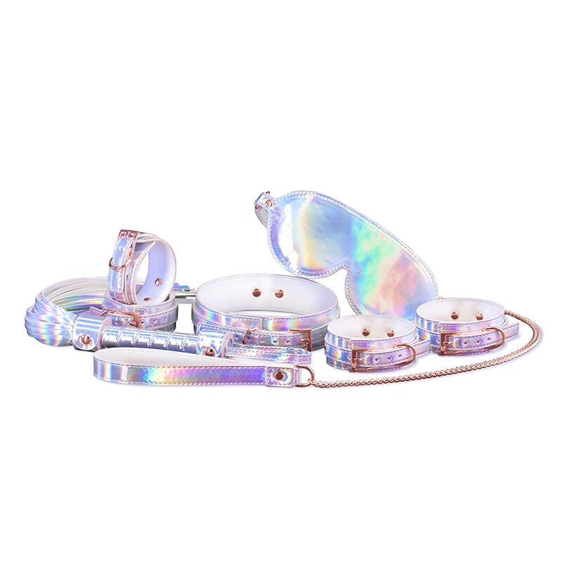 Cosmo Bondage 8 Piece Kit - Rainbow