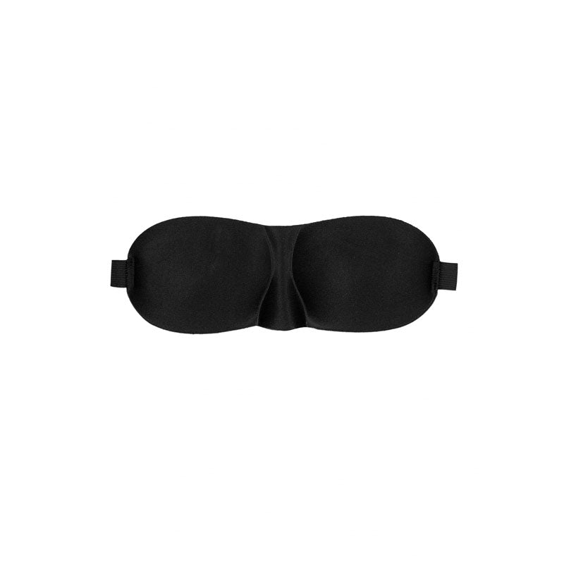 OUCH! & White Satin Curvy Eye Mask