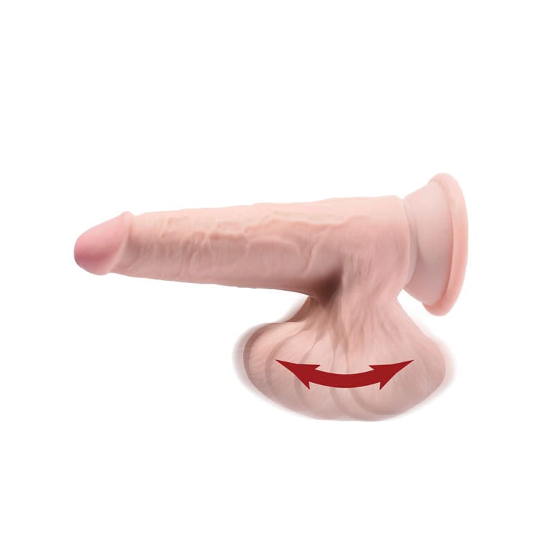 King Cock Plus 7'' 3D Cock with Swinging Balls
