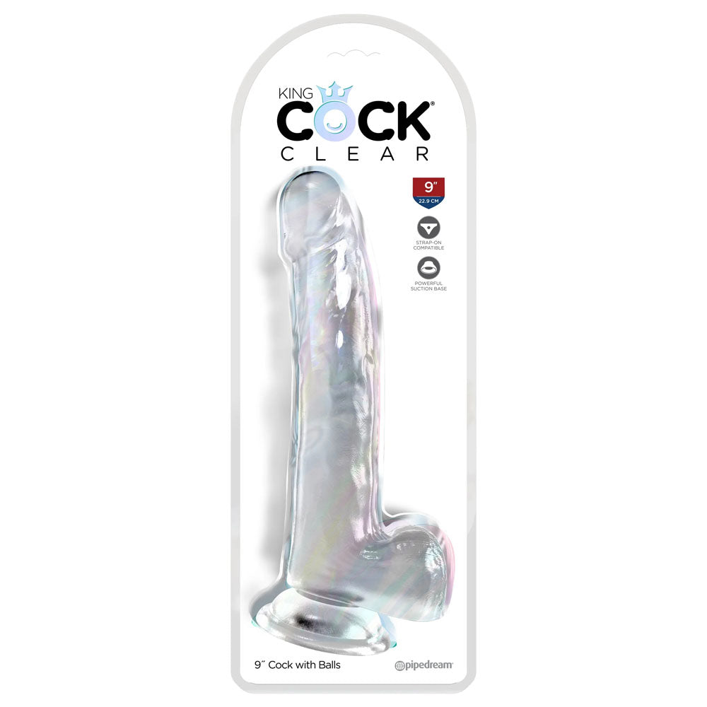 King Cock 9'' Cock with Balls -