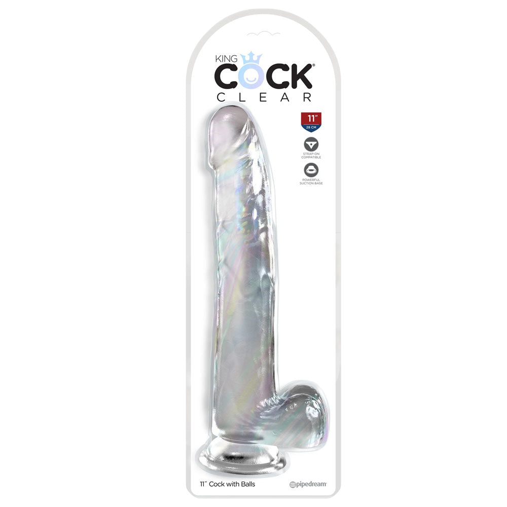 King Cock 11'' Cock with Balls -