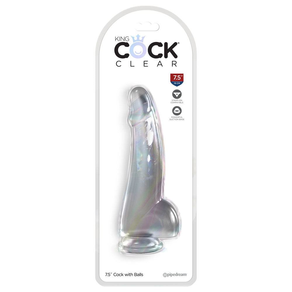 King Cock 7.5'' Cock with Balls