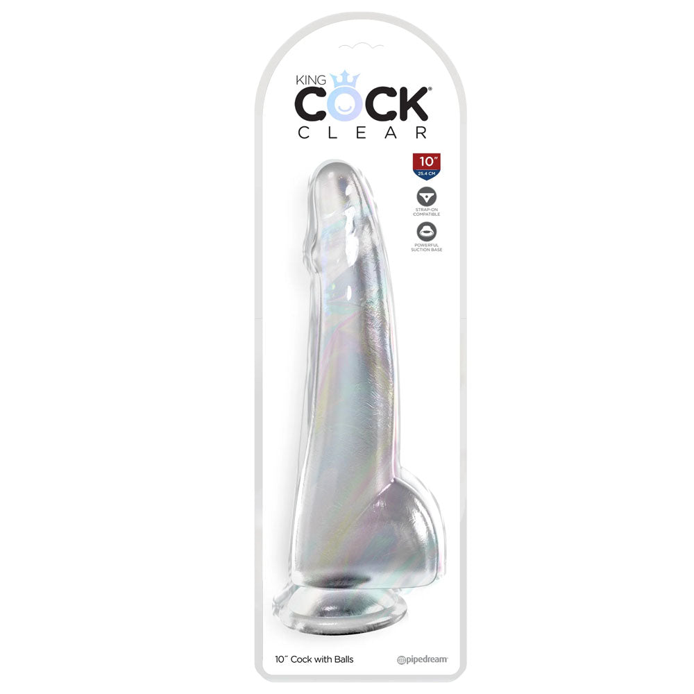 King Cock 10'' Cock with Balls -