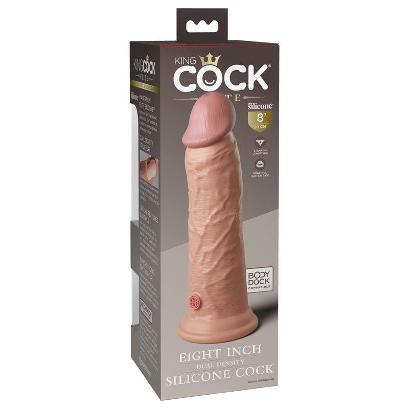 King Cock Elite 8'' Dual Density Cock -