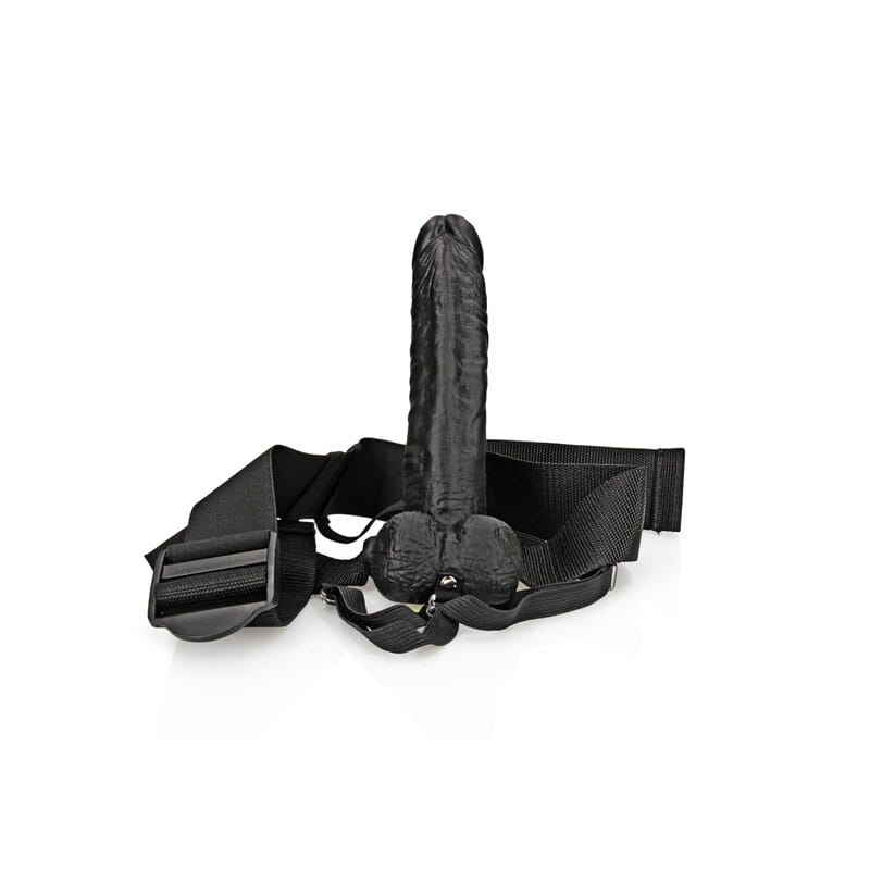 REALROCK Hollow Strapon with Balls - 18 cm