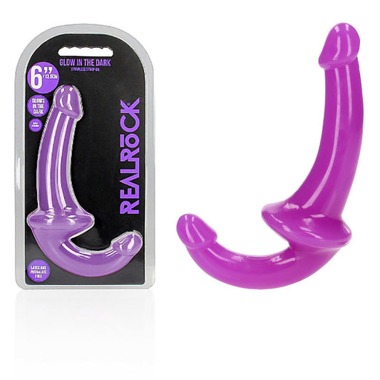 REALROCK 13.5 cm Strapless Strap-On Glow in the Dark -