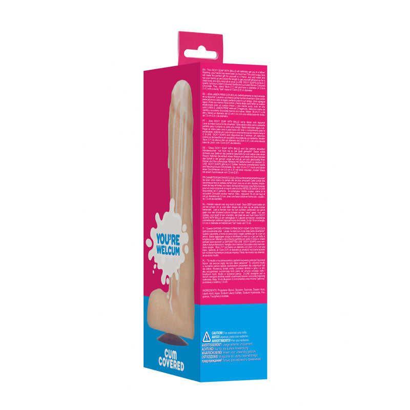 S-Line Dicky Soap with Balls - Cum Covered