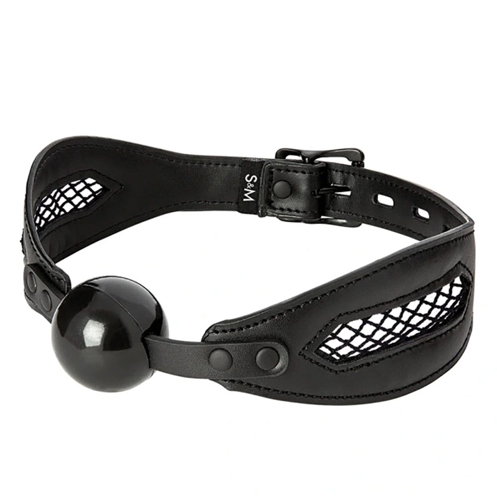 Sex & Mischief Fishnet Ball Gag