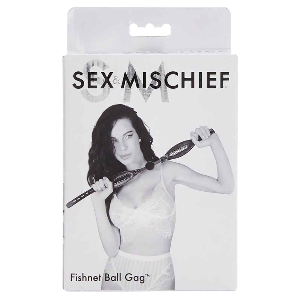 Sex & Mischief Fishnet Ball Gag