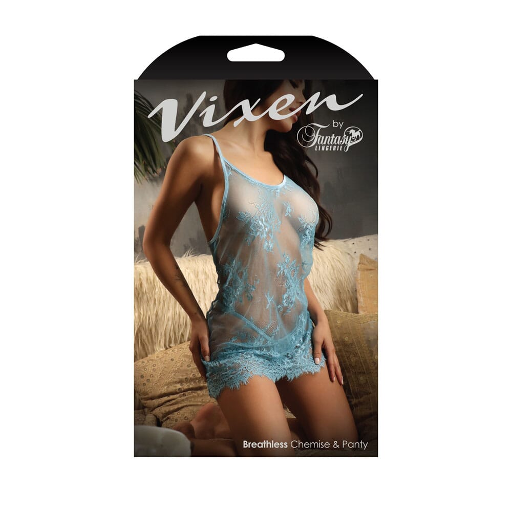 VIXEN BREATHLESS Lace Chemise & Panty
