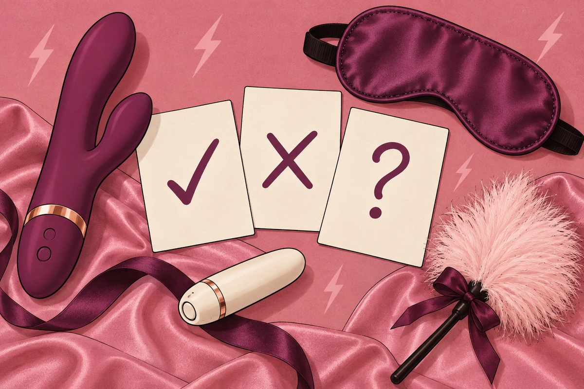 Yes, No, Maybe: A Bedroom Wishlist You Can Actually Talk About | Pink and plum editorial illustration