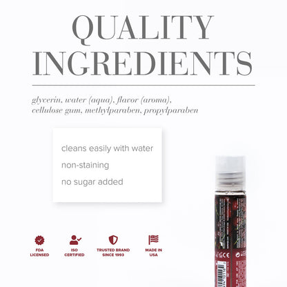 JO H2O Cherry Burst Lube - 30 mL - Cherry Flavoured Water Based Lubricant - 30 ml Bottle