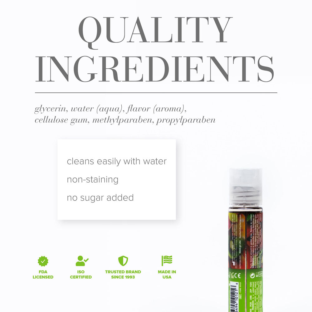 JO H2O Tropical Passion Lube - 30 mL - Tropical Flavoured Water Based Lubricant - 30 ml Bottle
