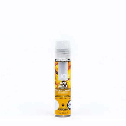 JO H2O Juicy Pineapple Lube - 30 mL - Pineapple Flavoured Water Based Lubricant - 30 ml Bottle