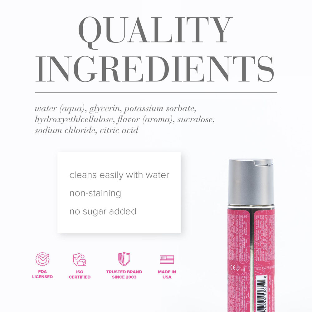 JO Candy Shop Cotton Candy Lube - 60 mL - Cotton Candy Flavoured Water Based Lubricant - 60 ml Bottle