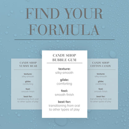 JO Candy Shop Bubblegum Lube - 60 mL - Bubblegum Flavoured Water Based Lubricant - 60 ml Bottle