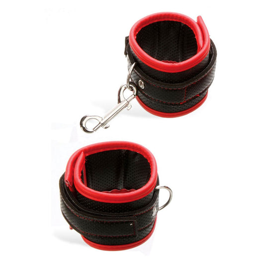 Adam & Eve SCARLET COUTURE BONDAGE CUFFS - /Red Restraints