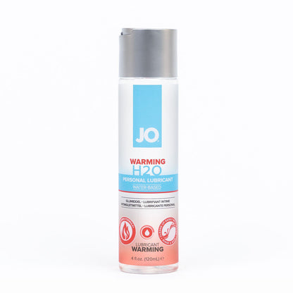 JO H2O Warming Lube - 120 mL - Water Based Warming Lubricant - 120 ml Bottle