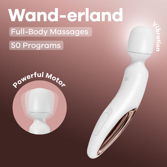 Satisfyer Wand-erland -  - /Rose Gold USB Rechargeable Massage Wand