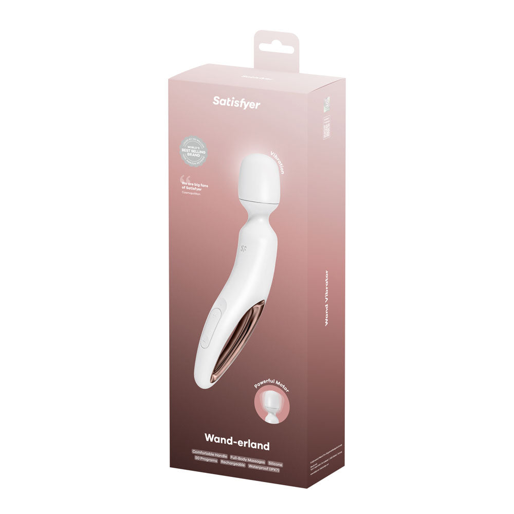 Satisfyer Wand-erland -  - /Rose Gold USB Rechargeable Massage Wand