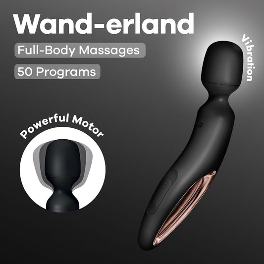 Satisfyer Wand-erland -  - /Rose Gold USB Rechargeable Massage Wand