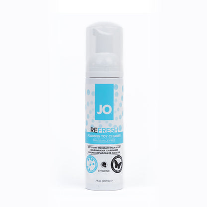 JO Refresh Foaming Toy Cleaner - 207 mL - Foaming Toy Cleaner - 207 ml Bottle
