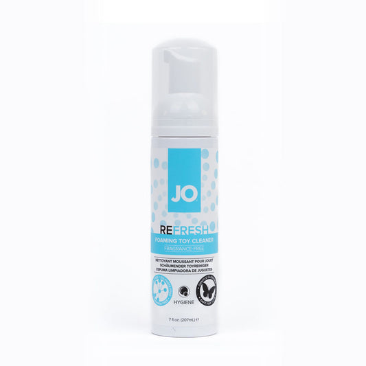 JO Refresh Foaming Toy Cleaner - 207 mL - Foaming Toy Cleaner - 207 ml Bottle