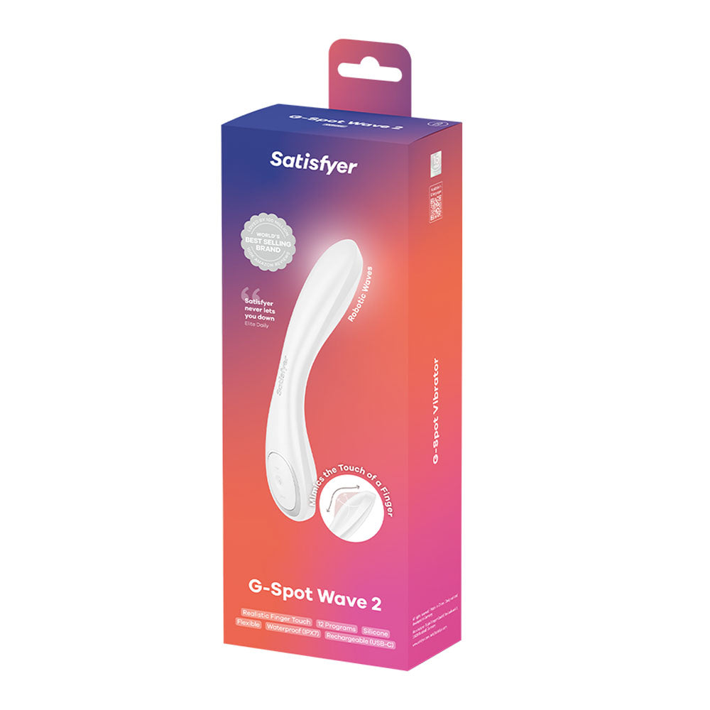 Satisfyer G-Spot Wave 2 -  -  23.6 cm USB Rechargeable Flicking Tip Vibrator