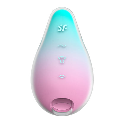 Satisfyer Mermaid Vibes - Mint/Pink - Mint/Pink USB Rechargeable Air Pulse Stimulator