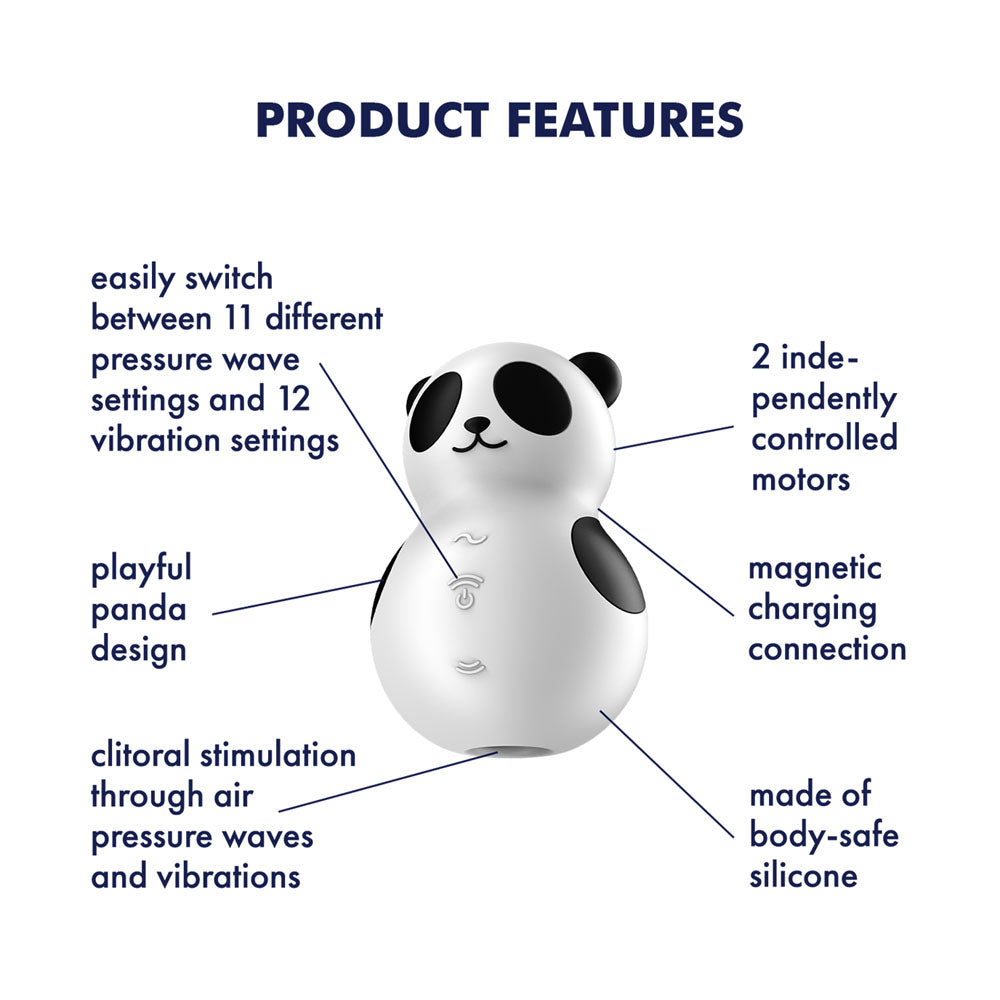 Satisfyer Pocket Panda -  USB Rechargeable Air Pulse Stimulator