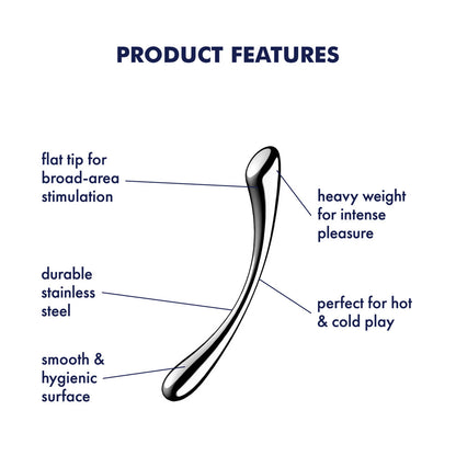 Satisfyer Cosmic Crest 1 -  Steel 24 cm Dildo